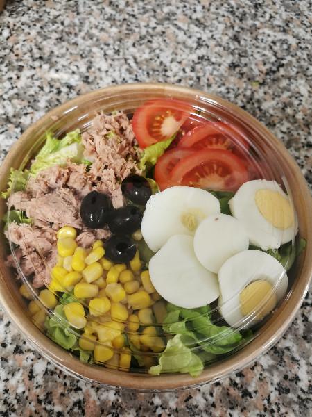 Wrap jambon crudités