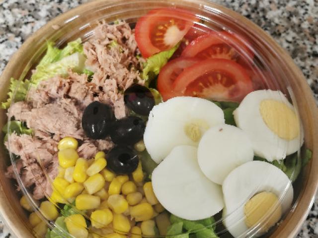 Wrap jambon crudités